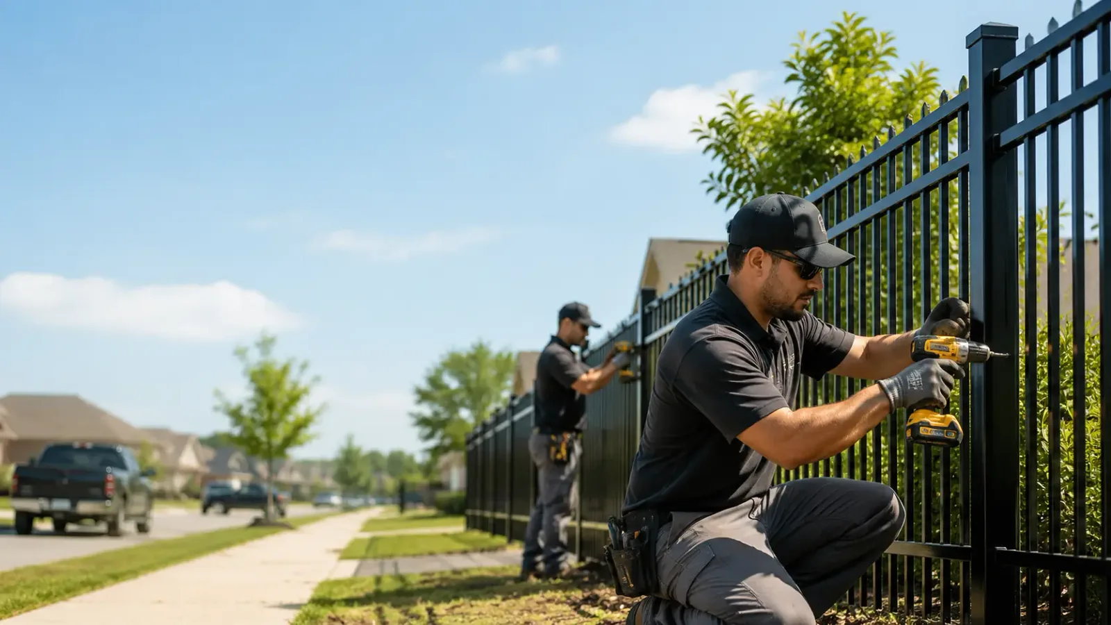Metal Fence Installation in Scales Mound, IL